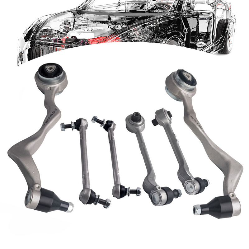 Otomatik Parçalar Ön Stabilizatör Çubuk Top Başlığı BMW 6 Serisi E63 E64 2004- M6 2006-2010 için Ön Alt Kontrol Kol Montajı