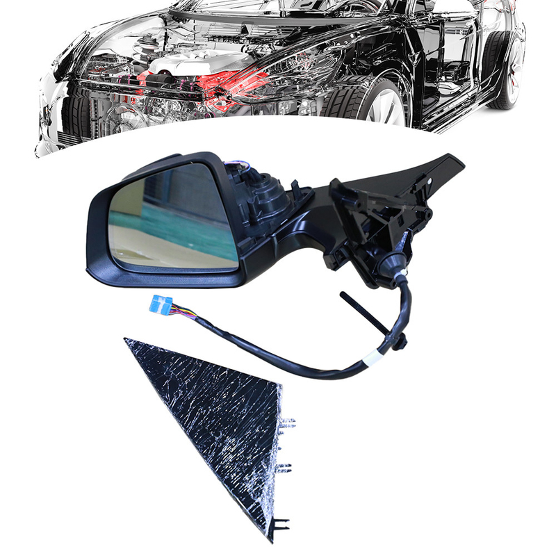 Ön sol yolcu yan kanat aynası 1609790-00-A-P Model Y için